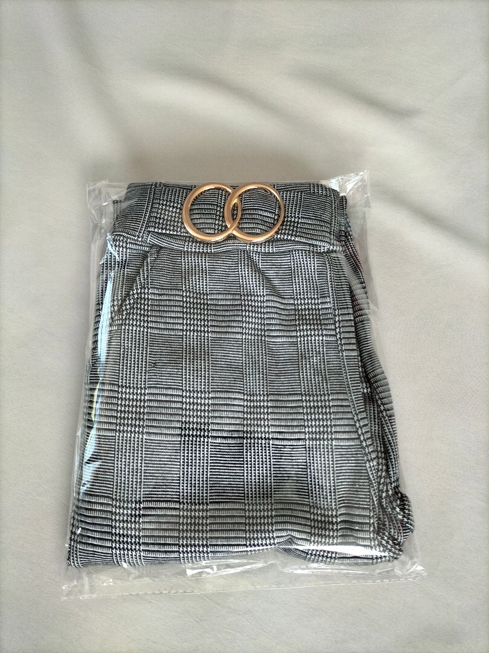 Calça Cigarette Pied-de-Poule P/M | Boutique Independente | Nova | Preto & Branco – photo 9